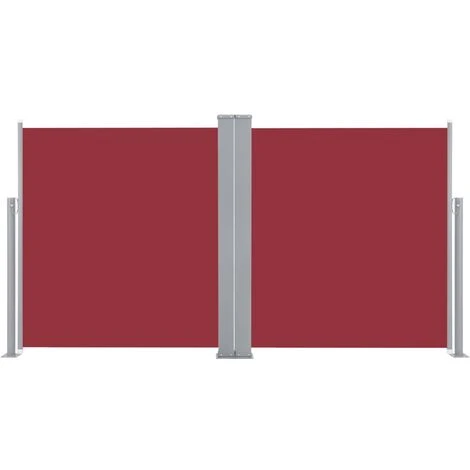 TRUE DEAL Auvent Latéral Rétractable 170 X 600 Cm Rouge 4 TRUE DEAL Auvent Latéral Rétractable 170 X 600 Cm Rouge – Image 2