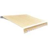 ASUPERMALL Tissu D'auvent Toile Jaune Et Blanc 4 X 3 M (cadre Non Inclus) -Pergola Soldes 26478251 1