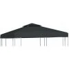 ASUPERMALL Recouvrement De Remplacement D'auvent 310 G/m² 3x3 M Gris Fonce -Pergola Soldes 26479943 1