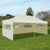 ASUPERMALL Tente De Reception Pliable Creme 3 X 6 M