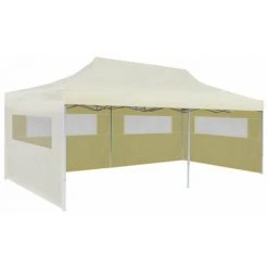 ASUPERMALL Tente De Reception Pliable Creme 3 X 6 M -Pergola Soldes 26480278 4