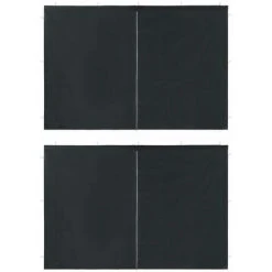 ASUPERMALL Paroi De Tente De Reception 2Pcs Fermeture Eclair Pe Anthracite