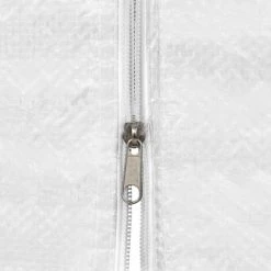 ASUPERMALL Portes De Tente De Reception 2 Pcs Avec Fermeture Eclair Blanc -Pergola Soldes 26480529 3