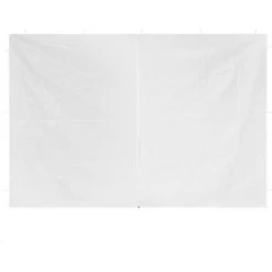 ASUPERMALL Portes De Tente De Reception 2 Pcs Avec Fermeture Eclair Blanc -Pergola Soldes 26480529 5