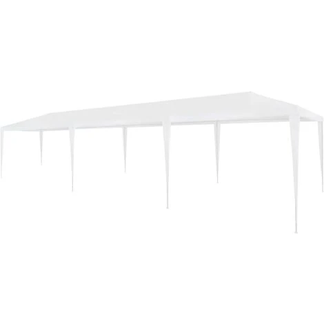 ASUPERMALL Tente De Reception 3 X 9 M PE Blanc -Pergola Soldes 26484534 1