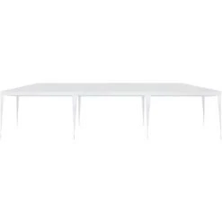 ASUPERMALL Tente De Reception 3 X 9 M PE Blanc -Pergola Soldes 26484534 5