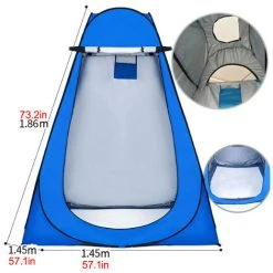 DRILLPRO Tente De Toilette De Douche De Tente D'intimité Extérieure Instantanée Sun Shelter Camp Avec Sac De Transport (bleu, 1,50) -Pergola Soldes 26498606 4