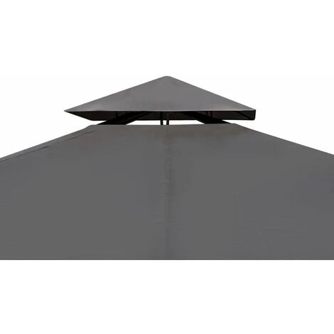 ASUPERMALL Tonnelle En Polyrotin Avec Toit Gris Fonce 3 X 4 M 6 ASUPERMALL Tonnelle En Polyrotin Avec Toit Gris Fonce 3 X 4 M – Image 4