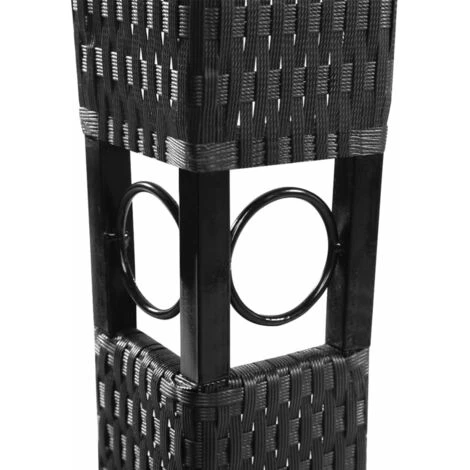 ASUPERMALL Tonnelle En Polyrotin Avec Toit Gris Fonce 3 X 4 M 7 ASUPERMALL Tonnelle En Polyrotin Avec Toit Gris Fonce 3 X 4 M – Image 5