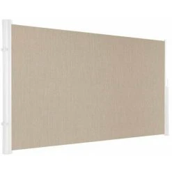 ICI STORE STORE DE TERRASSE LATERAL RETRACTABLE ARMATURE BLANCHE 2,5 X 1,6 TOILE DICKSON® LIN - LIN