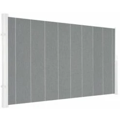 ICI STORE STORE LATERAL DE TERRASSE RETRACTABLE ARMATURE BLANCHE 4 X 1,6 TOILE DICKSON® NAPLES - NAPLES