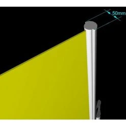 ICI STORE STORE LATERAL DE TERRASSE RETRACTABLE ARMATURE BLANCHE 4 X 1,6 TOILE DICKSON® NAPLES - NAPLES -Pergola Soldes 26514287 4