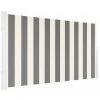 ICI STORE STORE DE TERRASSE LATERAL RETRACTABLE STRUCTURE GRISE 4 X 1,6 TOILE DICKSON® BLANC-GRIS - BLANC GRIS -Pergola Soldes 26514362 1