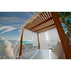 ICI STORE Store Enrouleur Extérieur Microperforé 120x230 Cm Gris DICKSON® Sunworker® M654 - Armature Anthracite - GRIS