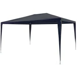ASUPERMALL Tente De Reception 3 X 4 M PE Bleu -Pergola Soldes 26964375 5