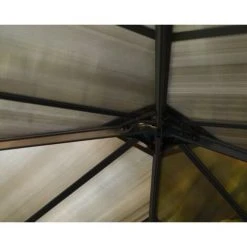 Palram - Canopia | Tonnelle De Jardin Fermée Ledro 3X4.3 Gris -Pergola Soldes 27074713 3