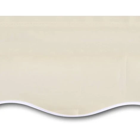 LITZEE Tissu D'auvent Toile Crème 4 X 3 M (cadre Non Inclus) 6 LITZEE Tissu D'auvent Toile Crème 4 X 3 M (cadre Non Inclus) – Image 4
