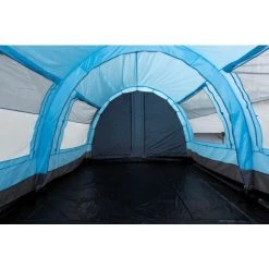 CampFeuer Tente Tunnel Pour 6 Personnes "Relax6" | Gris - Bleu Clair -Pergola Soldes 27652415 5