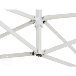 INTENT24.FR INTENT24 3x3 M Tente Pliante - Acier, PES Env. 300g/m², Côtés Avec Fenêtres, Crême - Crème -Pergola Soldes 27736895 3