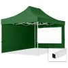 INTENT24.FR INTENT24 3x4,5 M Tente Pliante - Acier, PES Env. 300g/m², Côté Panoramique, Vert Foncé - Vert -Pergola Soldes 27736909 1