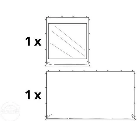 INTENT24.FR INTENT24 3x6 M Tente Pliante - Acier, PES Env. 300g/m², Côté Panoramique, Blanc - Blanc 4 INTENT24.FR INTENT24 3x6 M Tente Pliante - Acier, PES Env. 300g/m², Côté Panoramique, Blanc - Blanc – Image 2