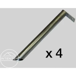 INTENT24.FR Kit Anti-tempête Pour Tous Les Types De Tentes - Avec Système D'ancrage Pour Sol Meuble (terre) - Noir -Pergola Soldes 27849033 3