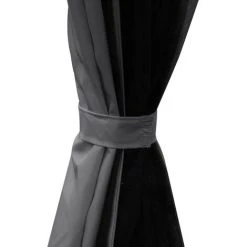 Tonnelle 3x4 2,65 H, Anthracite, Imperméable, Très Stable, 100% Acier Revêtu De PA - Tonnelle De Jardin 3x4 Easiness - Pavillon De Brast -Pergola Soldes 28361070 3