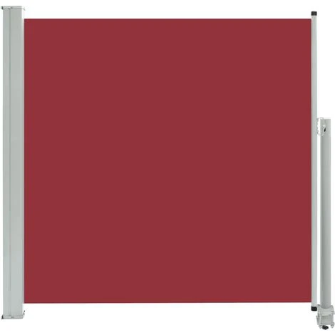 TRUE DEAL Auvent Latéral Rétractable De Patio 160x300 Cm Rouge 4 TRUE DEAL Auvent Latéral Rétractable De Patio 160x300 Cm Rouge – Image 2