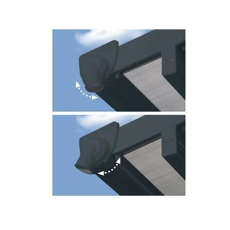 PALRAM Toit Terrasse FERIA 3 X 6 - Gris 5 PALRAM Toit Terrasse FERIA 3 X 6 - Gris – Image 3