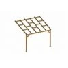 CHALET & JARDIN Toit Terrasse En Bois 3x3 M - Sans Toit Polycarbonate 1 CHALET & JARDIN Toit Terrasse En Bois 3x3 M - Sans Toit Polycarbonate -Pergola Soldes 28589122 1