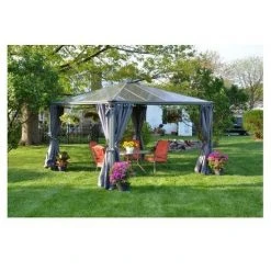 PALRAM Tonnelle De Jardin PALERMO 3600 - 3,6 X 3,6 M 9 PALRAM Tonnelle De Jardin PALERMO 3600 - 3,6 X 3,6 M -Pergola Soldes 28589257 4