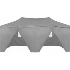 TRUE DEAL Tente De Réception Pliable Avec 4 Parois 3x6 M Acier Anthracite 10 TRUE DEAL Tente De Réception Pliable Avec 4 Parois 3x6 M Acier Anthracite -Pergola Soldes 28677752 4