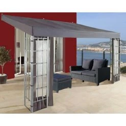 Quick-Star 3 Parois Panneau Latéral 3 X 4 Pergola 3x4m Anthracite 10 Quick-Star 3 Parois Panneau Latéral 3 X 4 Pergola 3x4m Anthracite -Pergola Soldes 28825615 4