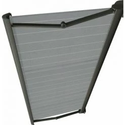 ICI STORE STORE DE TERRASSE COFFRE INTEGRAL MOTORISE RAL ANTHRACITE 5,92 X 3 TOILE DICKSON® NAPLES - NAPLES