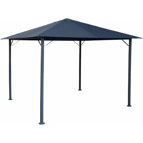Quick-Star Pavillon Tonnelle Nice 3 X 3 M Gris 3 Quick-Star Pavillon Tonnelle Nice 3 X 3 M Gris