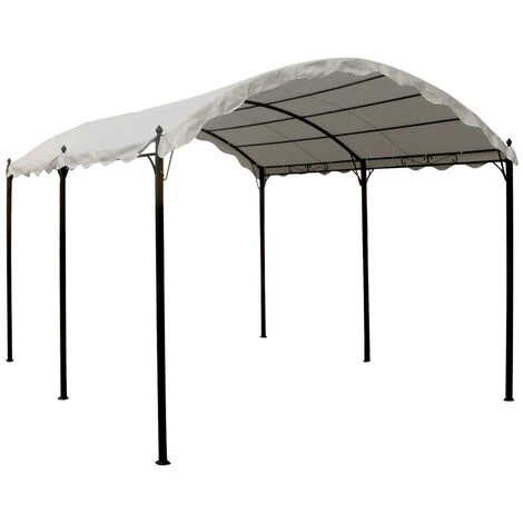 ELIOS PARASOLS Gazebo En Acier Anti-uv 3x4 Pour Abri De Voiture, De Bar Et Jardin Onda | Noir 6 ELIOS PARASOLS Gazebo En Acier Anti-uv 3x4 Pour Abri De Voiture, De Bar Et Jardin Onda | Noir – Image 4