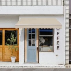 Outsunny Store Banne Manuel Rétractable Aluminium Polyester Imperméabilisé 3,5L X 2,5l M Beige - Beige 11 Outsunny Store Banne Manuel Rétractable Aluminium Polyester Imperméabilisé 3,5L X 2,5l M Beige - Beige -Pergola Soldes 29361098 5