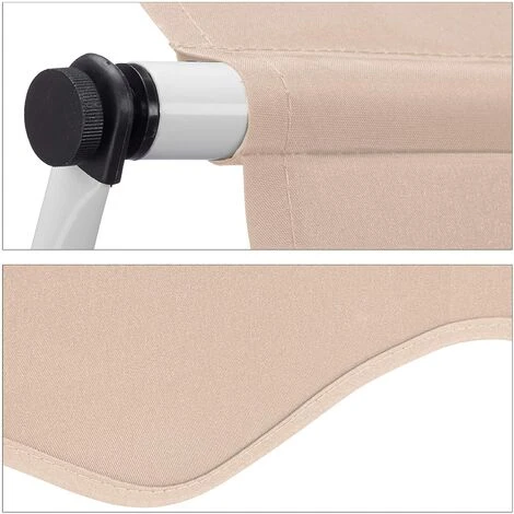 HELLOSHOP26 Store Banne Télescopique De Balcon Manivelle Hauteur Réglable Résistant Uv Polyester Acier 400 X 120 Cm Beige - Beige 5 HELLOSHOP26 Store Banne Télescopique De Balcon Manivelle Hauteur Réglable Résistant Uv Polyester Acier 400 X 120 Cm Beige - Beige – Image 3
