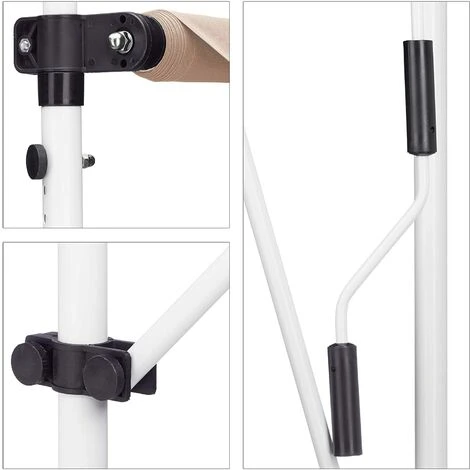 HELLOSHOP26 Store Banne Télescopique De Balcon Manivelle Hauteur Réglable Résistant Uv Polyester Acier 400 X 120 Cm Beige - Beige 7 HELLOSHOP26 Store Banne Télescopique De Balcon Manivelle Hauteur Réglable Résistant Uv Polyester Acier 400 X 120 Cm Beige - Beige – Image 5