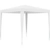 TRUE DEAL Tente De Réception 2,5x2,5 M Blanc -Pergola Soldes 29437838 1