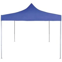 TRUE DEAL Tente De Réception Pliable Professionnelle 2x2 M Acier Bleu -Pergola Soldes 29437937 2