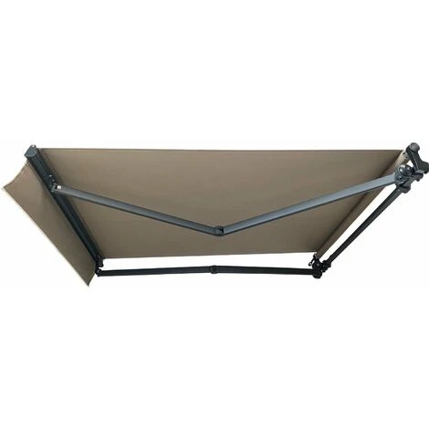 ICI STORE Store Banne Monobloc MOTORISÉ 2 X 1,5 M Anthracite - DICKSON® TAUPE - TAUPE -Pergola Soldes 29476121 1