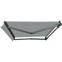 ICI STORE Store Banne Monobloc MOTORISÉ 2 X 1,5 M Anthracite - DICKSON® SOURIS - SOURIS