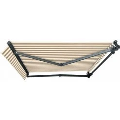 ICI STORE Store Banne Monobloc MOTORISÉ 3 X 2,5 M Anthracite - DICKSON® CREME-BRUYERE - CREME BRUYERE