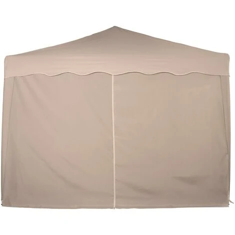 INSTENT® Panneau Latéral Avec Fermeture à Glissière, Sans Fenêtre, Coloris Au Choix - Couleur : Beige - Beige 5 INSTENT® Panneau Latéral Avec Fermeture à Glissière, Sans Fenêtre, Coloris Au Choix - Couleur : Beige - Beige – Image 3