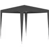 TRUE DEAL Tente De Réception Professionnelle 2,5x2,5 M Anthracite 90 G/m² -Pergola Soldes 29588683 1