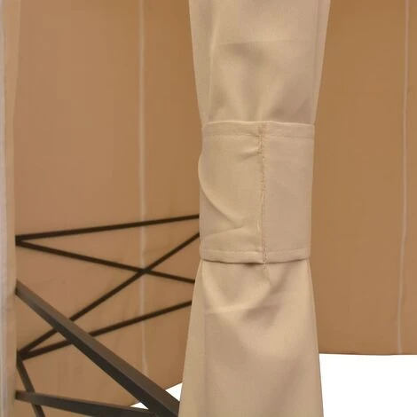 TRUE DEAL Chapiteau Tente De Jardin Avec Rideaux Hexagonal 360 X 265 Cm 7 TRUE DEAL Chapiteau Tente De Jardin Avec Rideaux Hexagonal 360 X 265 Cm – Image 5