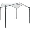 ASUPERMALL Belvedere 3x3x2,6 M Blanc 180 G/m² -Pergola Soldes 29986742 1