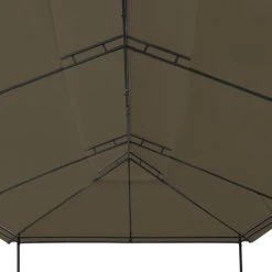 ASUPERMALL Chapiteau 600x298x270 Cm Taupe 180 G/m² -Pergola Soldes 29986772 2