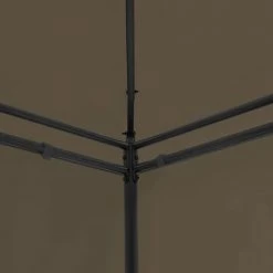 ASUPERMALL Chapiteau 600x298x270 Cm Taupe 180 G/m² -Pergola Soldes 29986772 3